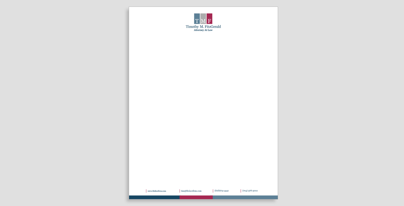 Timothy Fitzgerald Letterhead